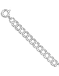 Sterling Silver 7 Inch Light Charm Bracelet (5mm)