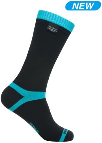 Dexshell Coolvent Mid-calf Waterproof Socks - Aqua Blue