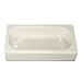 American Standard 0263.212.222 New Solar Soaking Bathtub with Left Hand Outlet, Linen, 5-Feet