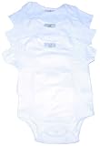 Infant Bodysuits unisex 3-Pack Short Sleeve White