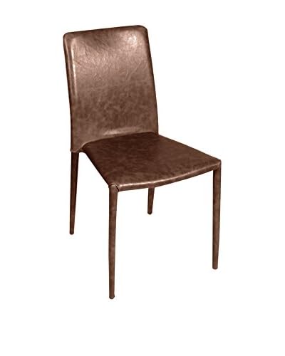 Glam Home Set Sedia 2 pezzi Houston Cuoio