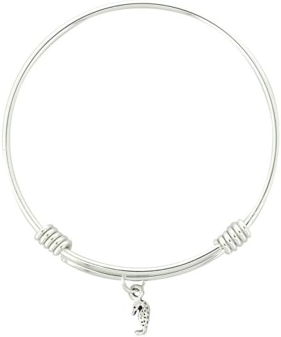 Seahorse Silver Expandable Kona Bracelet