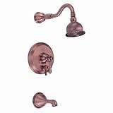 Danze D502157ACT Opulence Single Control Tub & Shower Faucet, Trim Only, Antique Copper