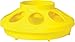 Little Giant Plastic Poultry Feeder Base, 1-Quart, Yellow