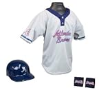 Atlanta Braves MLB Youth Helmet and Jersey Set