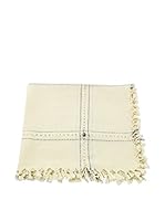 Bottega Tessile Mantel de Mesa Crudo/Azul 160 x 160 cm