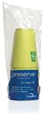 Preserve By Recycline Pear Green Tumblers, 10-Count Tubes (Pack of 4)