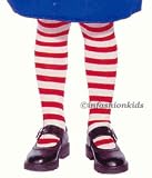 Kids Tights - Red & White Striped Tights