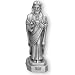 Fine Pewter Sacred Heart 3.5-inch Statue and Prayer Card