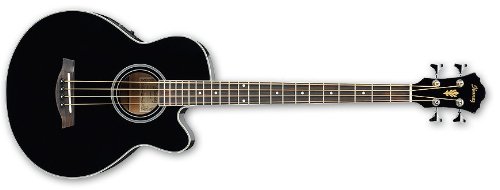 Produkt-Bild: Ibanez AEB8E-BK Akustik Bass 4-Saiter inkl. Gigbag und Gurt schwarz