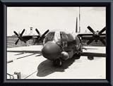 Art Poster Metal Framed Print - Ac-130 Gunship, - Artist: National Archive- Poster Size: 8 X 10