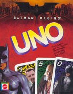 Batman Begins Uno Card Game