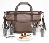 Hudson Picnic Basket Cooler Tote for Four