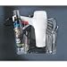 Hair Dryer Organizer (Clear) (8-1/4"H x 9-1/2"W x 4-1/2"D)