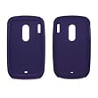 Purple Silicone Gel Skin Cover Case for HTC Snap S511 [Bulk Packaging]
