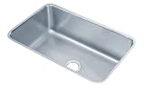 Elkay ELUH281612 Gourmet Lustertone Undermount Sink, Stainless Steel