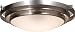 Artcraft Lighting AC2823BN Springfield Large Round Flush Mount Light, Brushed Nickel
