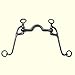 Sporting Goods : Loose Cheek Narrow Port Walking Horse Bit
