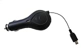 Produkt-Bild: AR - KRS - KFZ AUTO Ladekabel Kabel Lader ausziehbar mit mini USB f&uuml;r Navigon 20 40 70 eays plus premium Anschlu&szlig; 5V 0,5 A kompatibel mit Medion Navigon Falk Becker TomTom Garmin NavGear