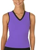 Fit Couture Palm Beach fitness and yoga v-neck top