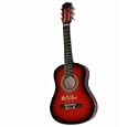 Schoenhut Red/Black 6-String Guitar - 32X14X4