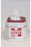 NCAA Mississippi State Bulldogs Ceramic Tissue Box Cover