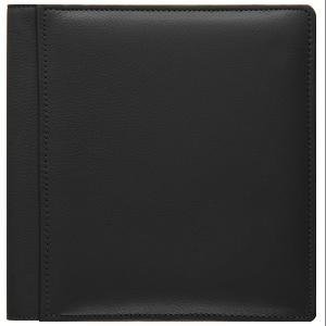 Tan SANTA FE smooth leather #101 album with fold-out pages by Raika - 4x6