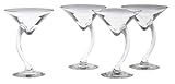 Libbey Swerve 4-Piece Martini Set