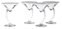 Libbey Swerve 4-Piece Martini Set