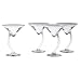 Libbey Swerve 4-Piece Martini Set