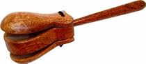 Basic Beat Wood Castanets on Handle