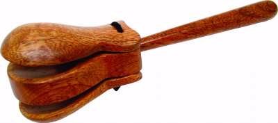 Basic Beat Wood Castanets on Handle