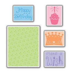 Sizzix Textured Impressions Embossing Folders, 