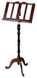Stageline European Crafted Music Stand - Cherry, Steel Post