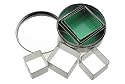 Square Cookie Cutters- set of six