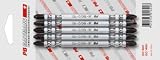 PB Medium Bits (with torsion zone) for Phillips screws size:2 (5-pack)
