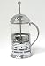 Chrome-plated 20 Oz. Glass Coffee or Tea Press 