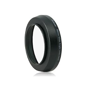58 mm Wide Metal Lens Hood (Black) + Worldwide free shiping