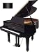 Musical Instruments : 4'8" Player Grand Piano (Ebony Polish)