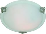 Artcraft Lighting AC2357BN Clip Flush Small Round Flush Mount Light, Brushed Nickel