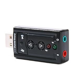 7.1 Channel USB External Sound Card Audio Adapter