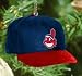 Cleveland Indians Baseball Cap Ornament