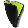 be.ez 100572 LA robe Sleeve for 13.3-Inch Macbooks (Black/Wasabi)