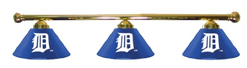 Detroit Tigers Pool Table Light - Brass Bar