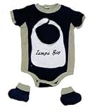 Tampa Bay Lightning Two Color Creeper with Bib and Booties