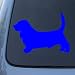 BASSET HOUND - Dog - Vinyl Car Decal Sticker #1489 | Vinyl Color: Blue