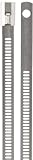 BAND-IT AE6029 316 Stainless Steel Multi Lok Cable Tie, 0.27 Width, 9 Length, 2.2 Maximum Diameter, 