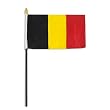 Belgium Flag 4 x 6 inch