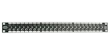 Hosa PHB 350 Patch Bay 19 In. 48 Point Balanced 1/4 In. TRS on Front and Rear Half Normalled
