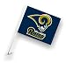 St Louis Rams Two Sided Car Flag